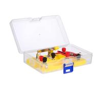 minkissy Basic Electric Circuit Learning Kit with Storage Box Student Physics Science Set for School Experiments DIY Circuit Board Kit to Enhance Manual Skills and Understanding