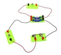 minkissy Basic Electricity Experiment Set for Educational Physics Circuit Kit with Step by Step Guide Electronic Components for School Science Labs and Stem Projects Compatible with Other