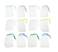 minkissy Bathroom Soap Bag Soap Net Pouches Foaming Bag Saver Exfoliating Meshes Set