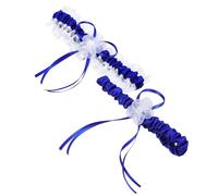 minkissy Beautiful Lace Garter Bowknot Wedding Garter Set Elegant Leg Accessory