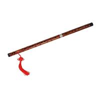 minkissy Beginner Bamboo Dizi Flute with Free Membrane Protector Set, Traditional Chinese Musical Instrument, Small and Easy to Carry for Practice and Exams