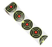minkissy Black Fluorescent Paper Aim Targets 100pcs Stickers for Training