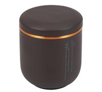 minkissy Black Purple Clay Tea Caddy Airtight Storage Jar with Moisture Prevention for Office and Restaurant Use Practical Sealed Tea Storage Container and Dried Fruit