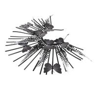 minkissy Black Style Plastic Butterfly and Lightweight Gothic Headband Hair Accessory Not Easy to Break Vintage Halloween for Cosplay Party Use