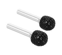 minkissy Bling Car Lock Pin Rhinestone Zinc Alloy Door Lock Knob Black
