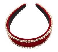 minkissy Bling Headbands for Women Elegant Wide Headband Rhinestones for Weddings Parties and Daily Use