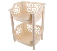 minkissy Bookshelf Organizer Living Room Storage Modern Bookcase Sturdy 2- Boys and Girls Toy Shelf Vanity Organizer