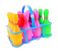minkissy Bowling Set for Indoor Use Interactive Colorful Sports for Family Bonding Physical Activity Game for Kindergarten and Home Party Favor Fun