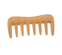 minkissy Boxwood Wooden Massage Comb for Women Wide Tooth Scalp Massager Tool for Head and Scalp Trigger Compact Portable Hairdressing and Styling Care Durable Natural Texture for Go Use