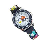 minkissy Boys and Girls Cartoon Silicone Quartz Watch Adorable Digging Machine Design Adjustable for Boys and Girls for Outdoor Activities