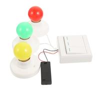 minkissy Boys and Girls Traffic Light Busy Board Sensory Toy Lights and Switches Educational Diy Learning Toy for Boy Girl's Early Education and Cognitive Development