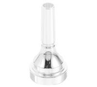 minkissy Brass Cornet Mouthpiece in Plated Metal for Beginners Labor-Saving Design 4B Standard Replacement for Performance and Practice