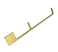 minkissy Brass Piano Tuning Tool with Accurate Distance Gauge and Dual Metric Inch Markings for Wippen and Hammers, Uniquely Shaped Lever for Musical Instrument Repair and Professional