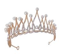 minkissy Bridal Hair Band Wedding Headpiece Royal Blue Tiara Zinc Alloy Rhinestone Headwear
