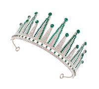 minkissy Bridal Rhinestone Crown Headpiece Elegant Women Tiara for Wedding Parties and Special Occasions Shiny Decorative Accessory for Brides and Bridesmaids