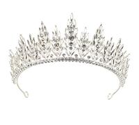 minkissy Bridal Tiaras for Women Rhinestone Headband Wedding Headpiece Bridal Hair Decor