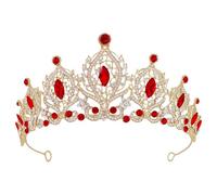 minkissy Bridal Wedding Tiara Crown Headband Rhinestones Party Accessory Women's Jewelry Headpiece