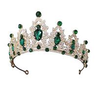 minkissy Bride Female Headwear Baroque Tiara Prom Headdress Design Photo Shooting Accessory