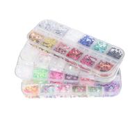 minkissy Butterfly Nail Art Sequins Plastic Long-lasting Easy Apply Decorative Effect