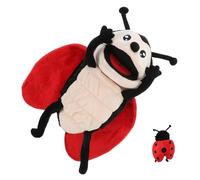 minkissy Cartoon Ladybug Hand Puppet Plush Interactive for Storytelling Lightweight Portable for Home Kindergarten Safe Material