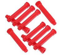 minkissy Caulking Nozzle Tips Extension Tool 10pcs Plastic Tubes 4.3" Length with Drop and Pressure Resistance for Home Renovation Use
