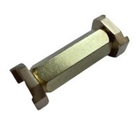 minkissy Cello Bridge Fitting Tool 1.9"-2.5" Metal Foot Support Brace Adjustable Screws for Bridge Feet Alignment and Smooth Adjustments, for Cello Making and Stringed Instrument Repair