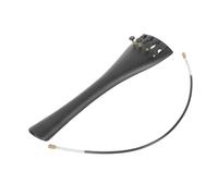 minkissy Cello Tailpiece Alloy Material Musical Instrument Part Tailpiece Fine Tuner for Black Cello String Black