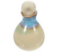 minkissy Ceramic Essential Oil Pot Salon Lotion Liquid Dispenser Porcelain Spa Oil Pour Bottle Multipurpose Vinegar Soy Sauce Condiment Container White