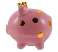 minkissy Ceramic Piggy Bank with Removable Plug Adorable Pink Pig Coin Holder for Home Decoration Unique Birthday Gift