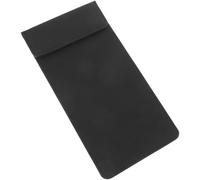 minkissy Check Presenter for Restaurants, Textured Black Cloth Menu Holding Book with Receipt Pocket, Server Guest Check Pad and Writing Board for Hotel and Restaurant Use (10×20 Cm)