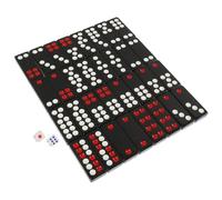 minkissy Chinese Paigow Game Tiles Traditional Board Game for Fun Parties Outdoor Activities Lightweight Portable with Smooth Finish for