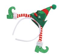 minkissy Christmas Themed Headband Xmas Party Hair Hoop with Elf Leg Design Festive Xmas Headwear for Adults and Teens Comfortable Fit Suitable for Various Hairstyles and Holiday
