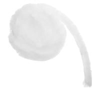minkissy Christmas White Faux Ribbon Trim Roll for Xmas Tree Decoration and Craft Projects 3 Fabric Roll