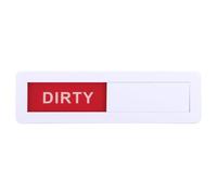 minkissy Clean Dirty Magnetic Sign for Dishwasher with Sliding Indicator, Practical Acrylic Material, White Colour, Suitable for Valentine's Day and Mother's Day Kitchen Accessories