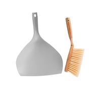 minkissy Clean Dust Brush for Table Desk Countertop Keyboard Small Broom and Dustpan Handheld Cleaning Tool Portable Design Easy to Use for Daily Dust Removal