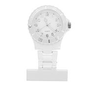 minkissy Clip Nursing Watch Lapel Nurse Watch Brooch Caring Nurse Luminous Pointer Random Style