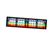 minkissy Column Plastic Arithmetic Abacus with Beads for Student Mental Calculation Educational Counting Enhancing Memory and Attention Chinese Style Desktop Decoration for Adults