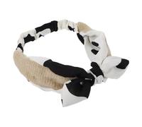 minkissy Comfortable Breathable Fabric Hair Accessory Cross Bowknot Headband for Women Stylish Sweet Hairband for Face Washing Spa Daily Wear Wedding Work and Fitness Use