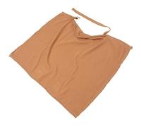 minkissy Cotton Nursing Cover for Breastfeeding Mom, Breathable Baby Breastfeeding Privacy Cover, Camel Color Nursing Apron for Travel and Outdoor Use