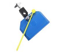 minkissy Cow Bell Noisemaker with Stick for Drum Kit Percussion Plastic Cowbell Replacement Durable Lightweight Musical Instrument Accessory Blue