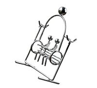 minkissy Creative Iron Couple Figurine Swinging Tumbler Balance Unique Desktop Art Decor for Office Home Stability Motion for Couples