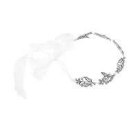 minkissy Crown Head Jewelry Rhinestone Forehead Chain Wedding Headpiece for Women Bridal Headband Hair Jewelry