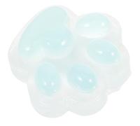 minkissy Crystal Art Cat Paw Shaped Manual Locating Tool Blue Glow-in-The-Dark Crystal Drawing Fixing Presser for DIY Embroidery Craft Supplies