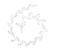 minkissy Crystal Pearl Hairband Bridal Headwear for Wedding Elegant Pearl Rhinestone Headb
