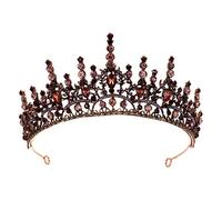 minkissy Crystal Vintage Elegant Rhinestone Headpiece for Weddings Bridal Parties and Special Occasions Lightweight Retro Hair Accessory for Women and Girls
