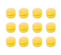 Minkissy Curl Sponge 12pcs Foam Hair Curler Roller Soft Round Sponge Balls Non Hurt Sleeping Hair Roller Hair Styling Tools for Women Girls 5cm (Yellow) Hair Sponge