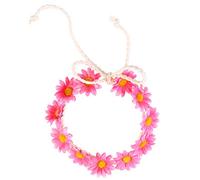 Minkissy Cute Headband Black Headbands for Women Daisy Flower Crown Daisy s Daisy Headwear Bandana Headband Women Headband Floral White Dress Blouses for Women Women's Earphone Sunflower