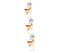 minkissy Cute Rhinestone Inlaid Deer Brooch Pin for Women Adorable Cartoon Animal Lapel Pin Aesthetic Badge for Backpacks Clothing and Hats Unique Fashion Accessory