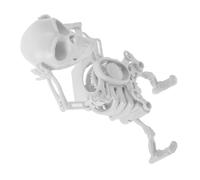 minkissy Dancing Skeleton Clockwork Fun Printed Halloween Decoration Portable and Lightweight Skeleton Plaything for All Ages for Home Decor and School Activities