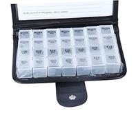 minkissy Day Pill Travel Organizer Medicine Storage Box Grids Weekly Daily Medicine for Home Travel Outdoor Activities